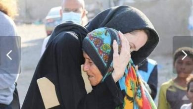 صورة أنجلينا جولي تصل إلى اليمن في زيارة رسمية