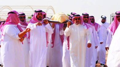 صورة الرياض تشيع جثمان فقيد الوطن بدر بن عبدالمحسن