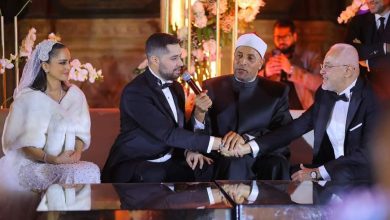 صورة شريف رمزي يحتفل بزواج شقيقه الأصغر