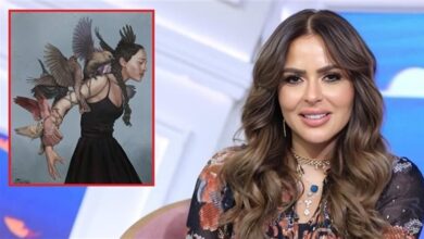 صورة مها الصغير تعتذر بعد اتهامها بسرقة لوحة فنية من فنانة دنماركية
