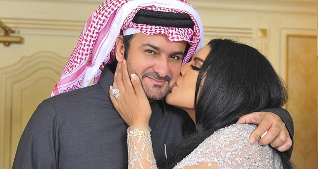 صورة ” قبلة ” أحلام لزوجها مبارك الهاجري تشعل مواقع التواصل !