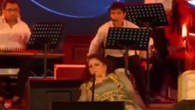صورة ميادة الحناوي بعد سقوطها : لو مت على المسرح عادي