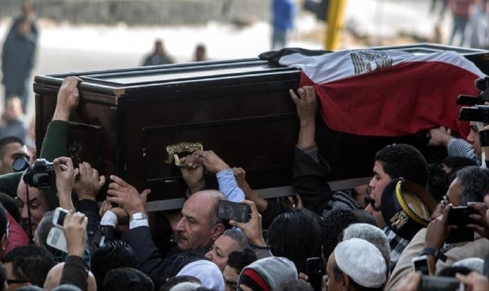 صورة جنازة رسمية للعالم زويل بحضور السيسي وكبار الدولة في مصر