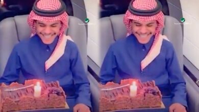 صورة رابح صقر يحتفل بميلاد ابنه الوليد بوجود الفنانة نوال