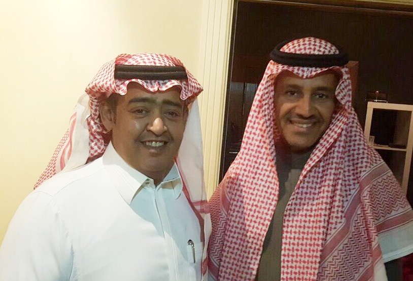 صورة ” البيرق ” جديد خالد عبدالرحمن مع سامي الخليفه